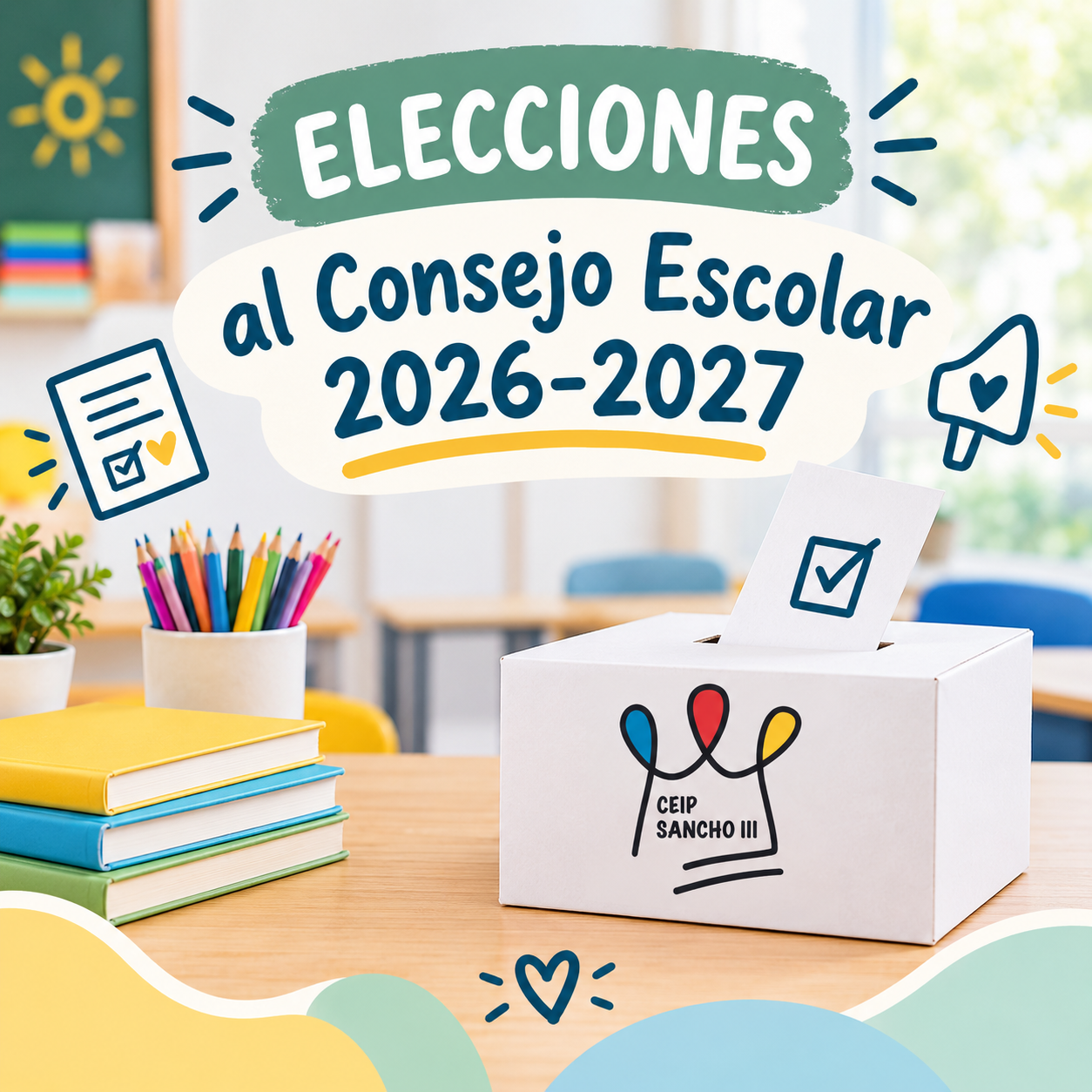 Elecciones al consejo escolar 2026-2027